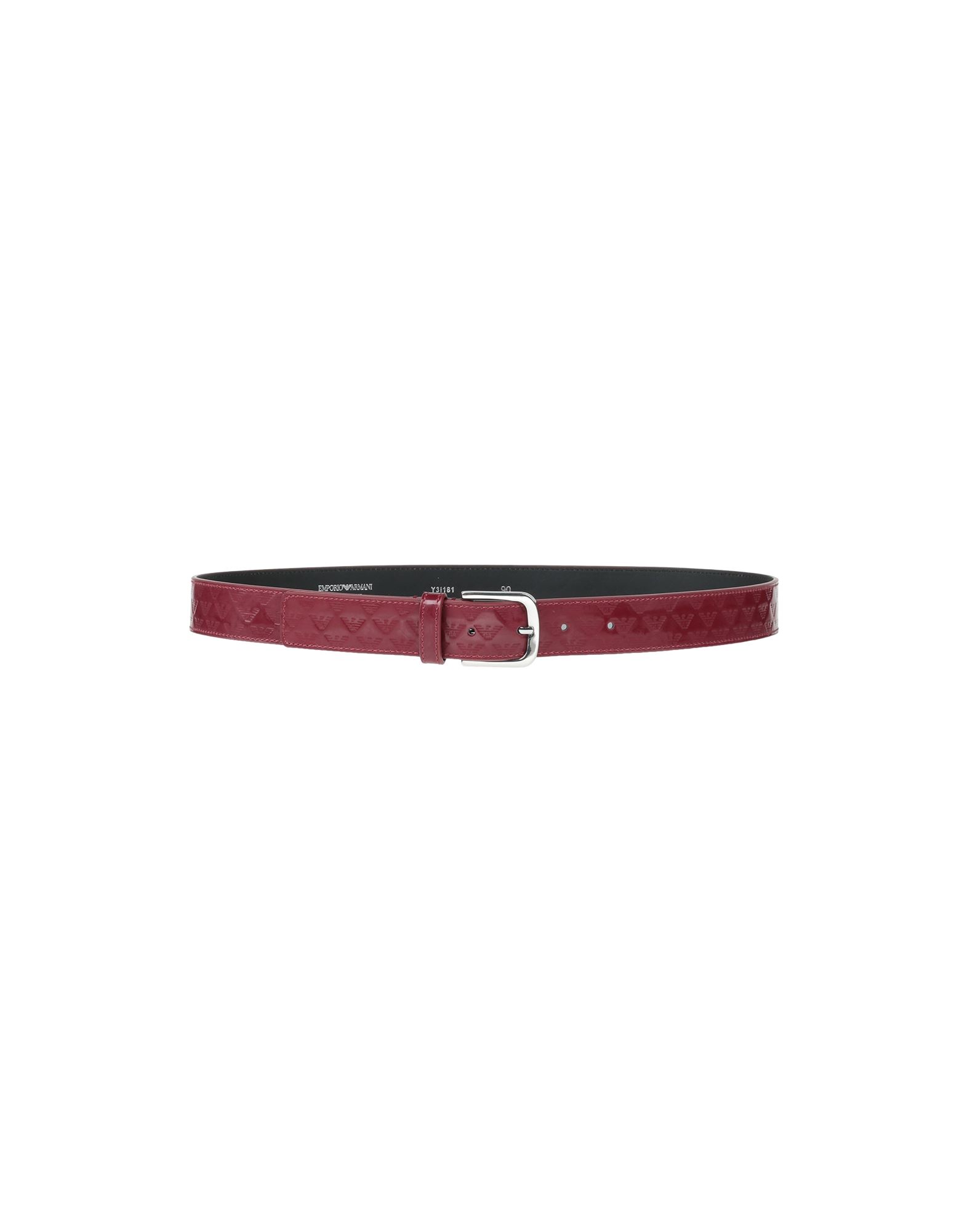 Emporio Armani Belts In Red