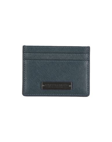 Karl Lagerfeld K/rsg Klassic Card Holder Man Document Holder Midnight Blue Size - Bovine Leather