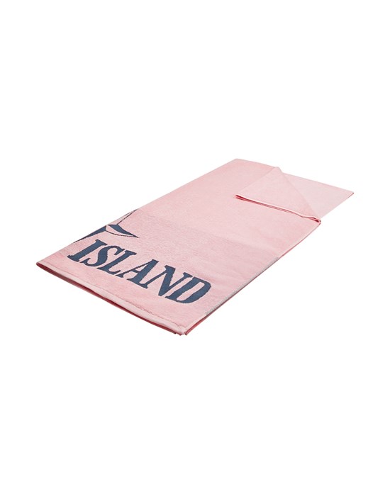  STONE ISLAND 93366 Towelling Robe Man Pink