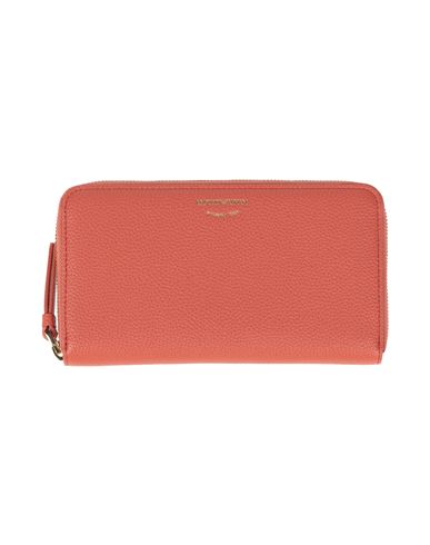 Emporio Armani Woman Wallet Pastel Pink Size - Textile Fibers