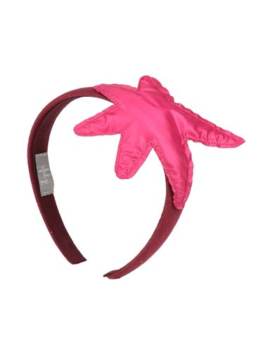 Il Gufo Toddler Girl Hair Accessory Burgundy Size Onesize Cotton, Polyamide In Red