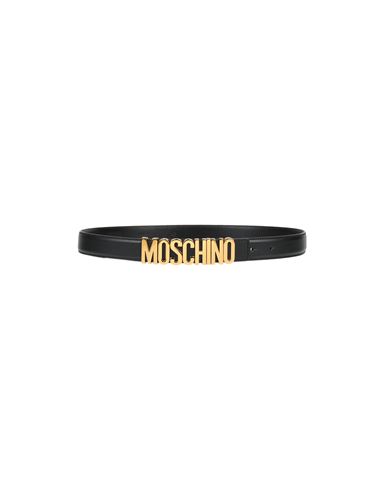 Moschino Belt With Python Print In Black