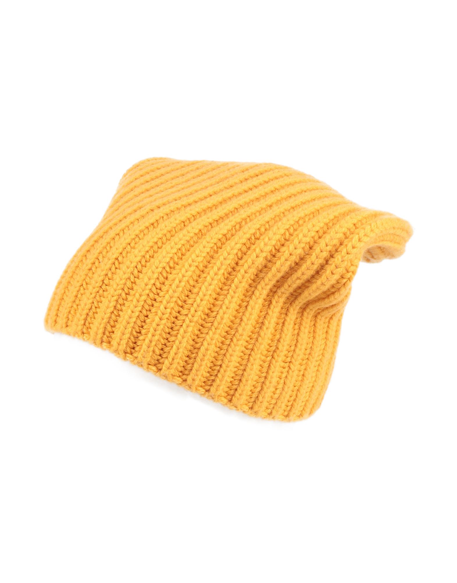 Kangra Cashmere Hats In Yellow