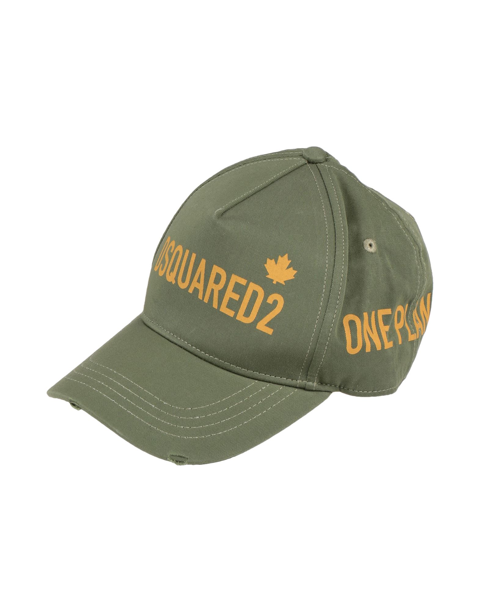 Dsquared2 Hats In Military Green