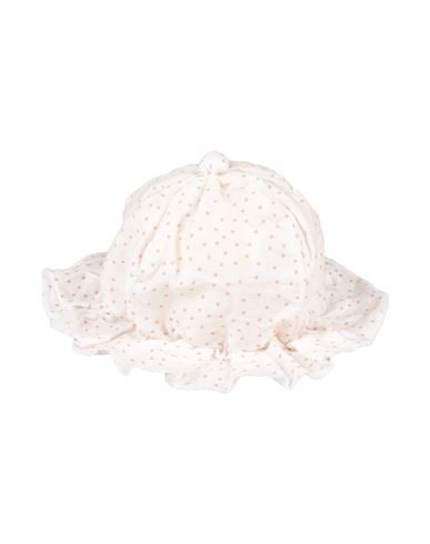 Kid's Company Babies'  Newborn Girl Hat Ivory Size Onesize Cotton In White