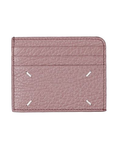 Shop Maison Margiela Man Document Holder Pastel Pink Size - Soft Leather