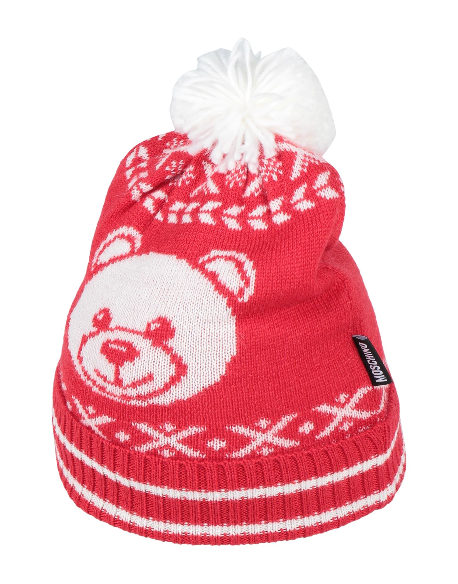 Moschino Baby Hats In Red