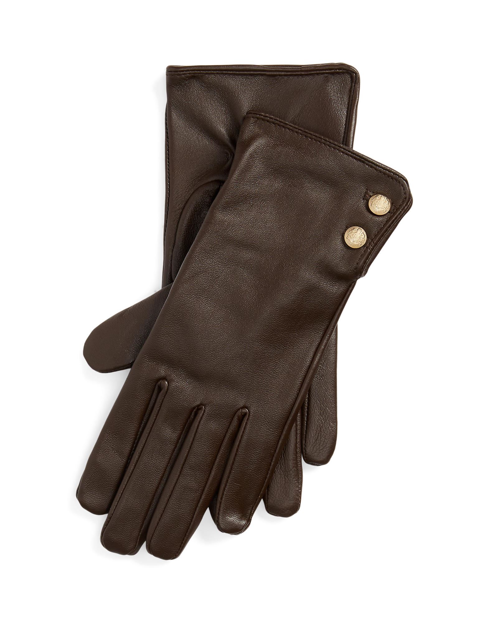 Lauren Ralph Lauren Gloves In Cocoa