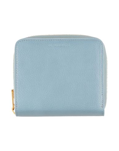 Il Bisonte Woman Wallet Pastel Blue Size - Soft Leather