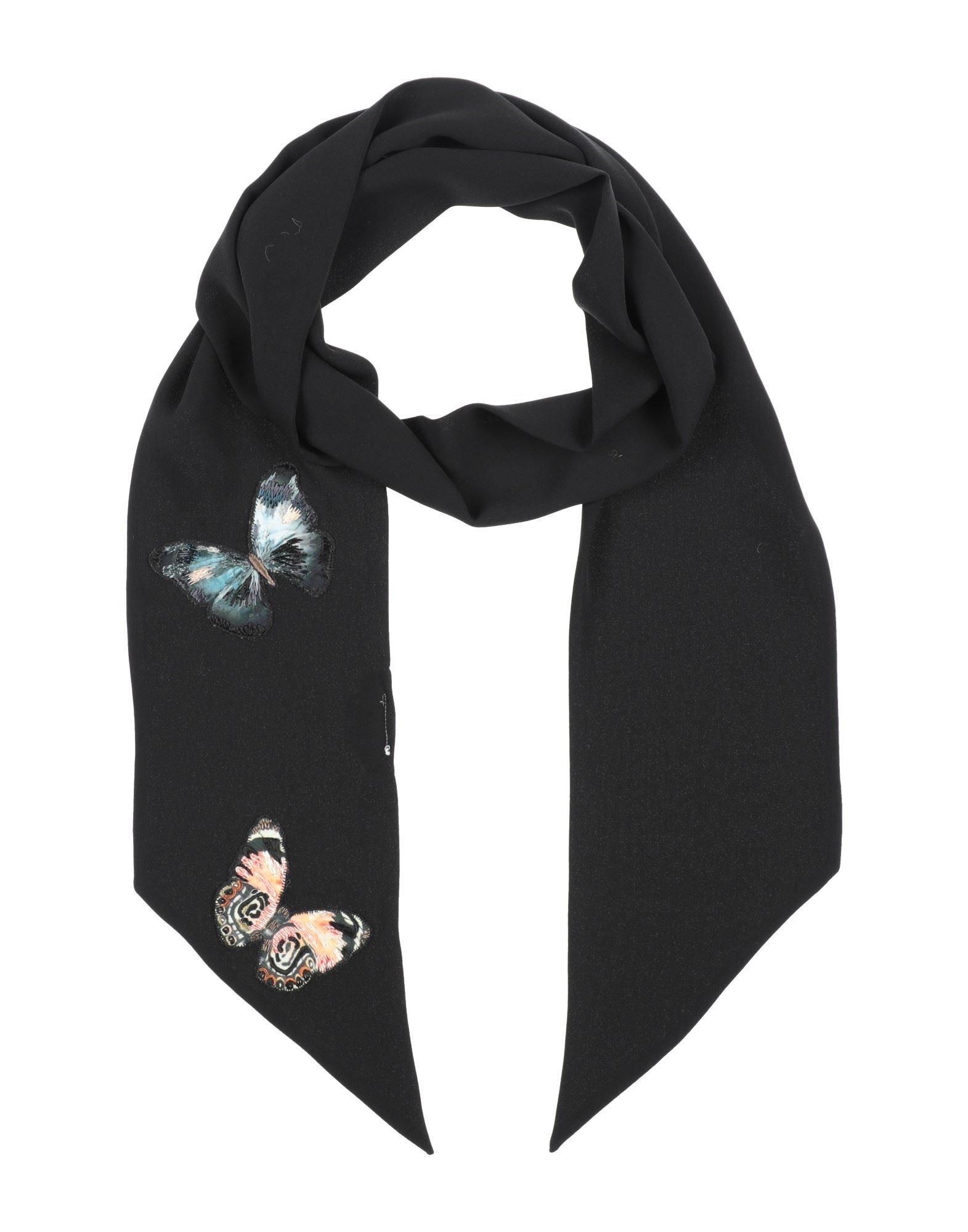 Valentino Garavani Logo Embroidered Contrasting Scarf In Printed