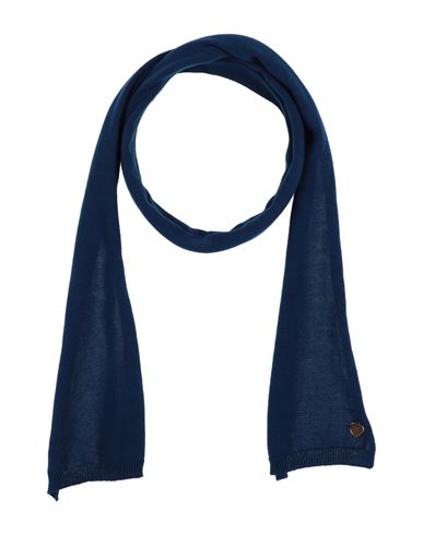 Twinset Woman Scarf Navy Blue Size - Cotton