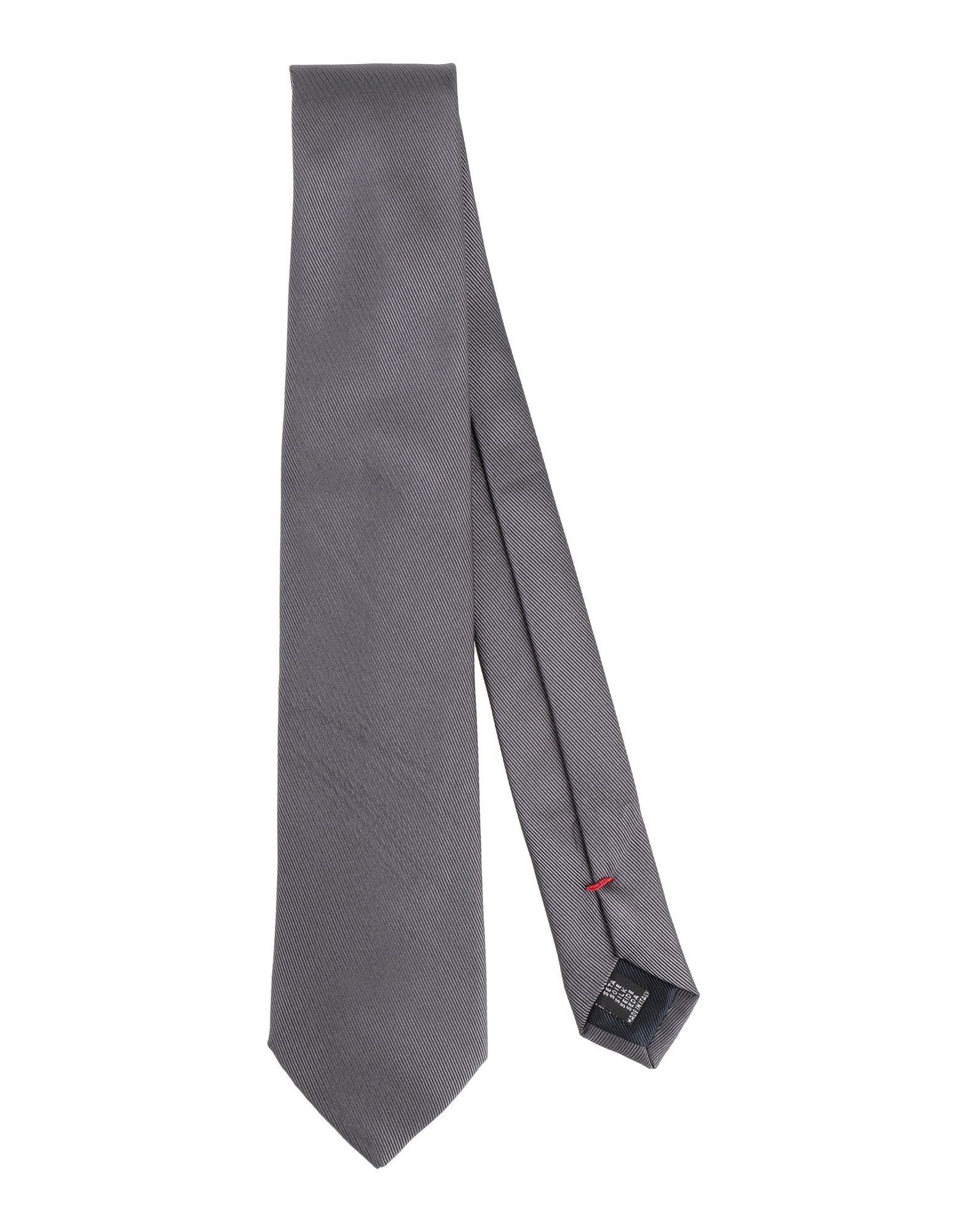 Fiorio Man Ties & Bow Ties Lead Size - Silk In Grey