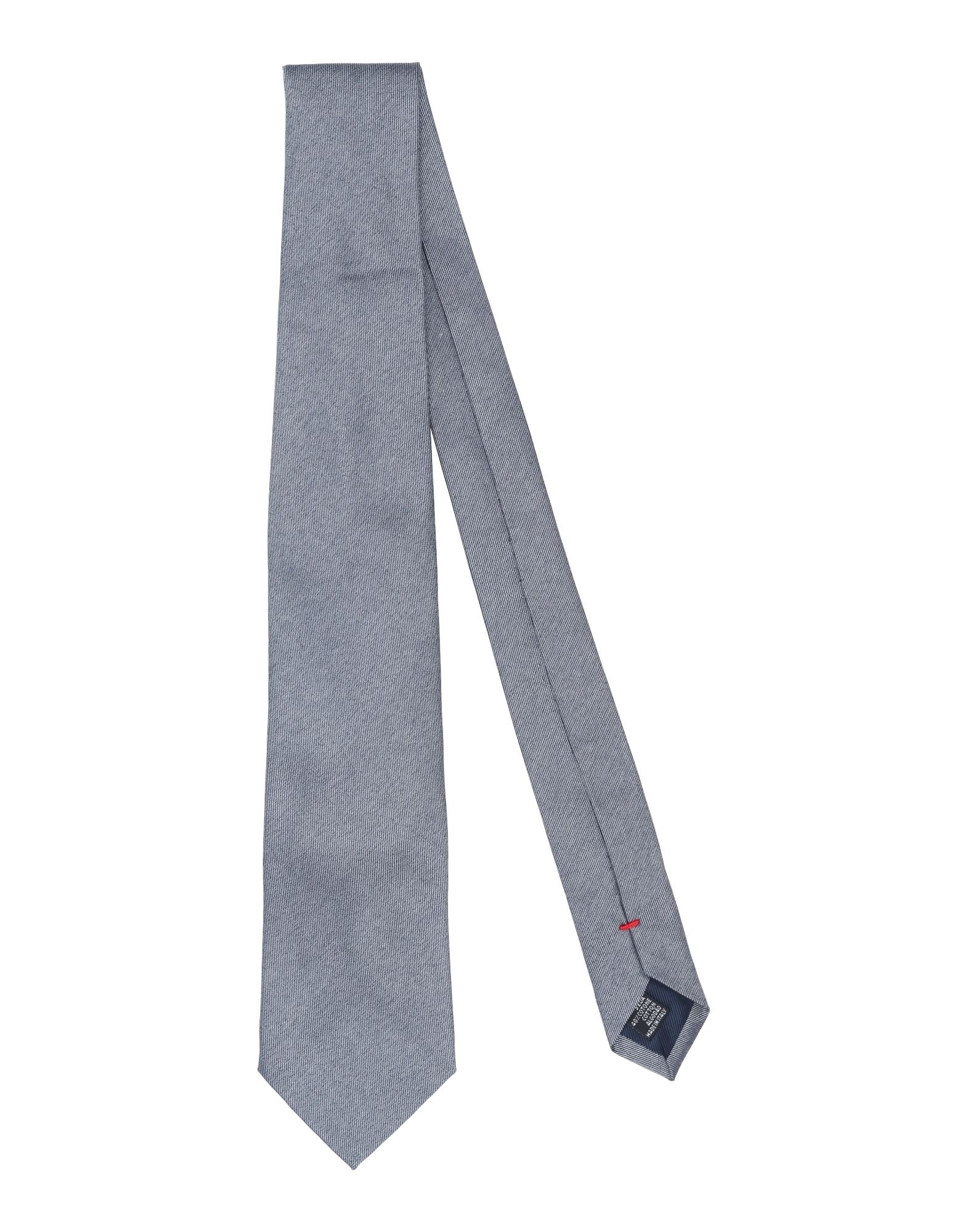 Fiorio Man Ties & Bow Ties Grey Size - Silk, Cotton