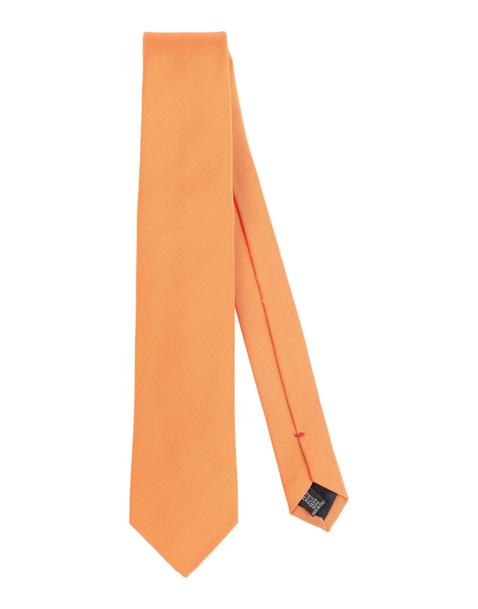Fiorio Man Ties & Bow Ties Orange Size - Silk