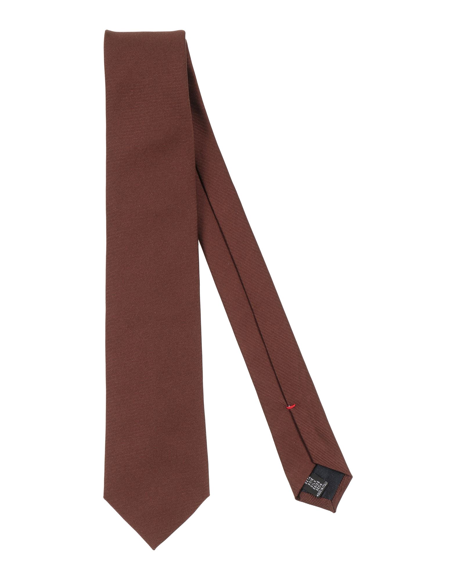 Fiorio Man Ties & Bow Ties Brown Size - Silk