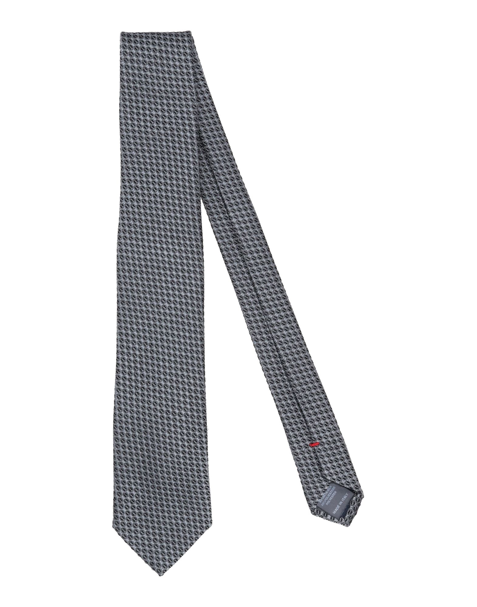 Fiorio Man Ties & Bow Ties Grey Size - Silk, Polyester