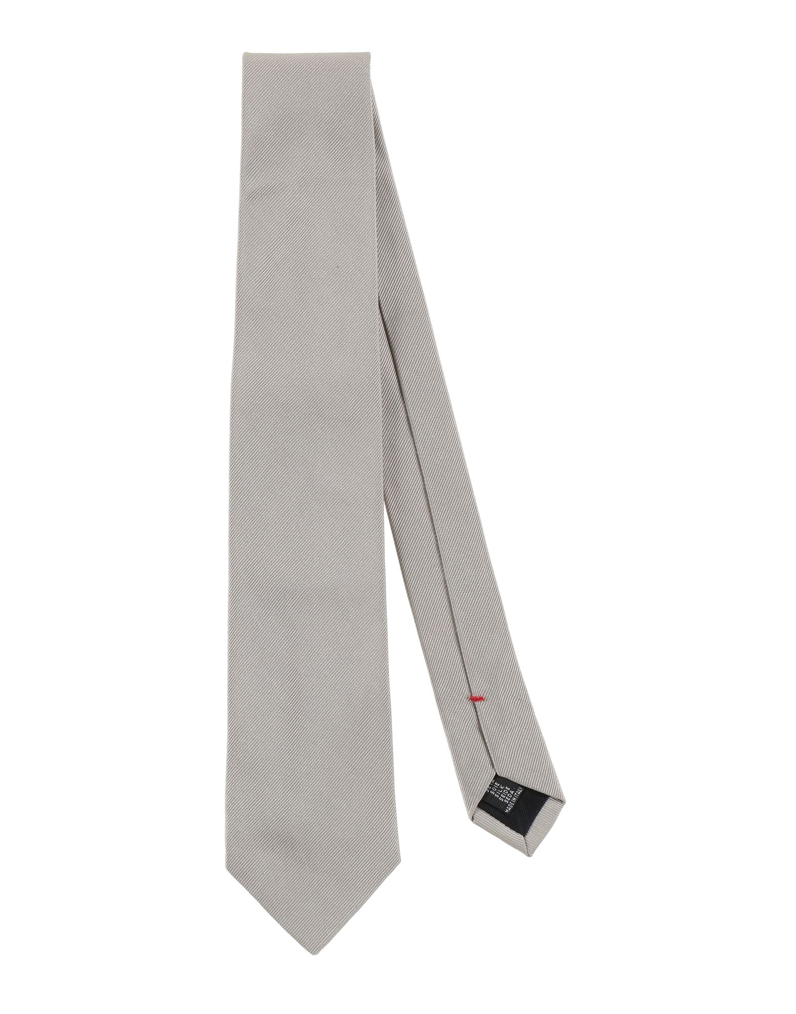 Fiorio Man Ties & Bow Ties Light Grey Size - Silk