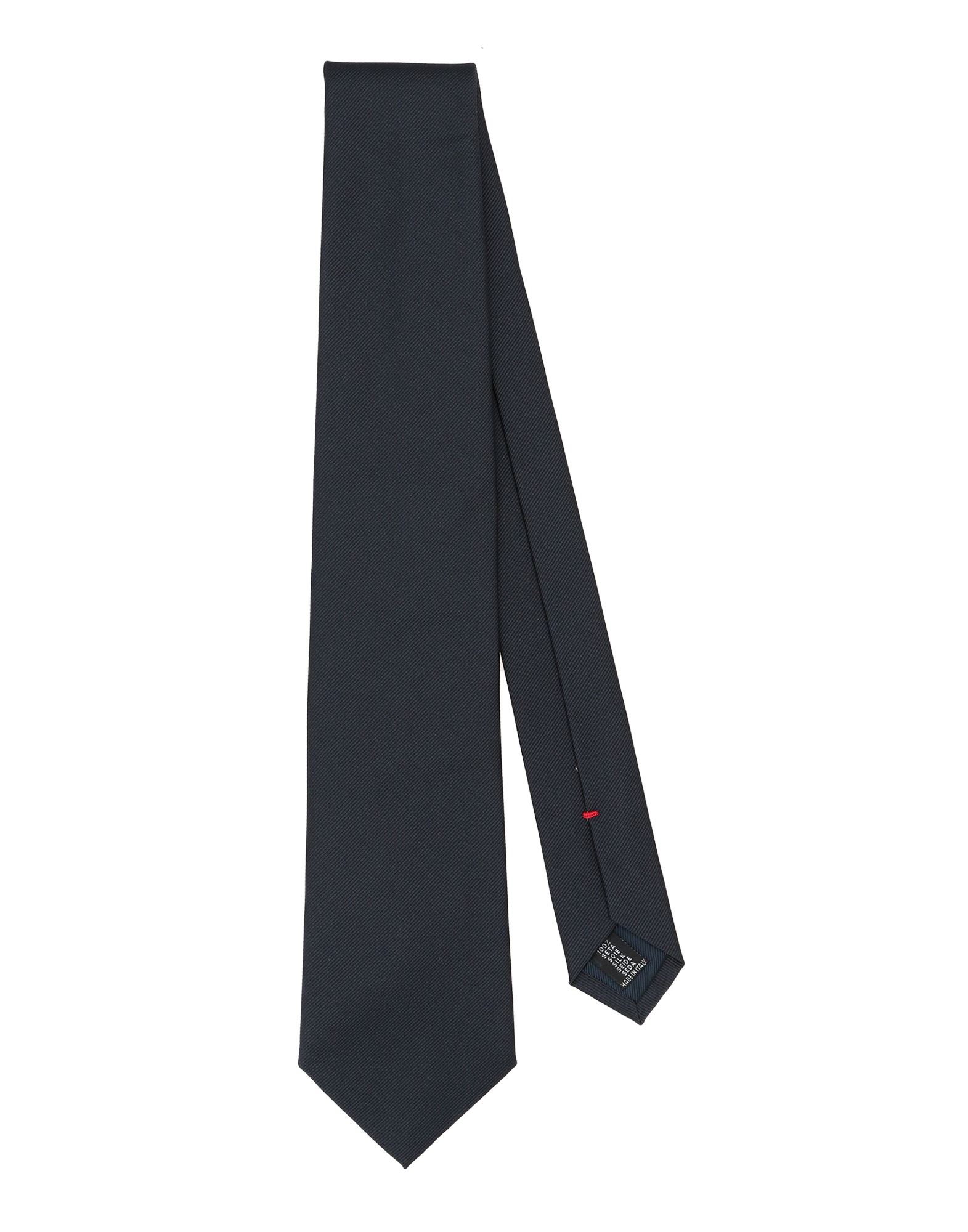 Fiorio Man Ties & Bow Ties Midnight Blue Size - Silk In Blue