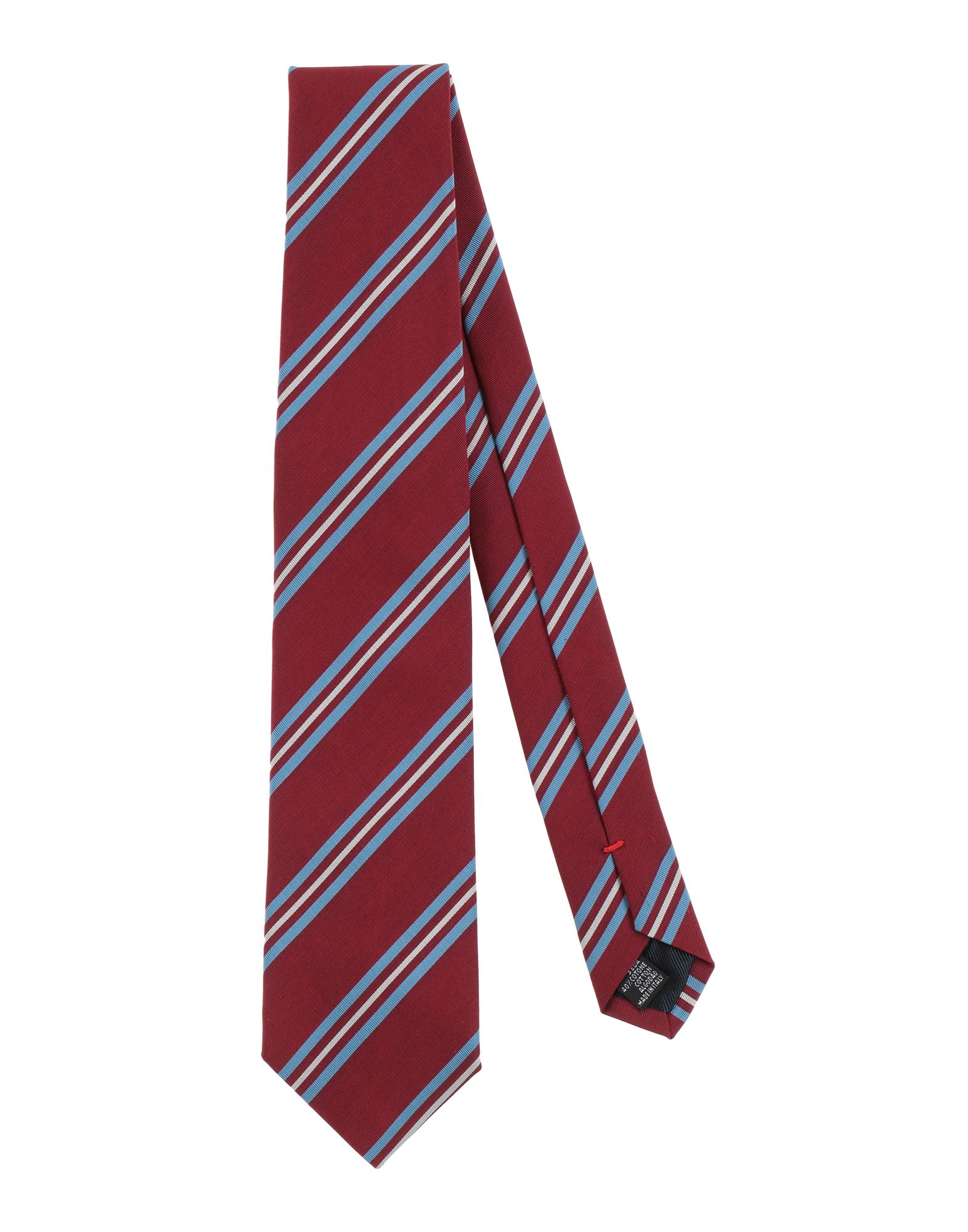Fiorio Man Ties & Bow Ties Brick Red Size - Silk, Cotton