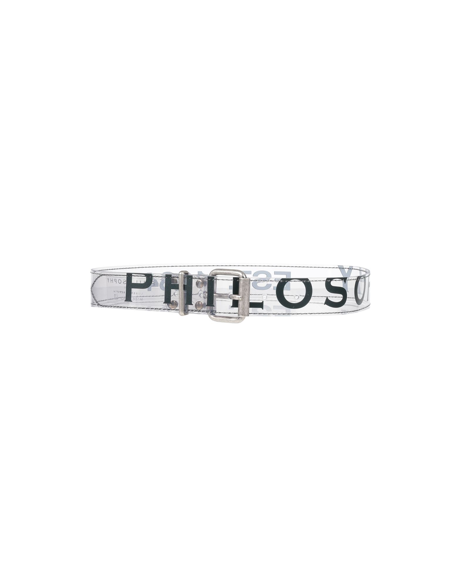 Philosophy Di Lorenzo Serafini Belts In Transparent