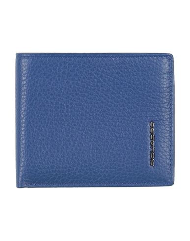 Piquadro Man Wallet Navy Size - Soft Leather
