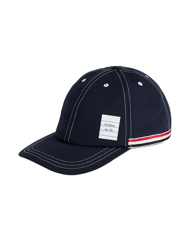 Thom Browne Man Hat Navy Size L Polyester, Cotton