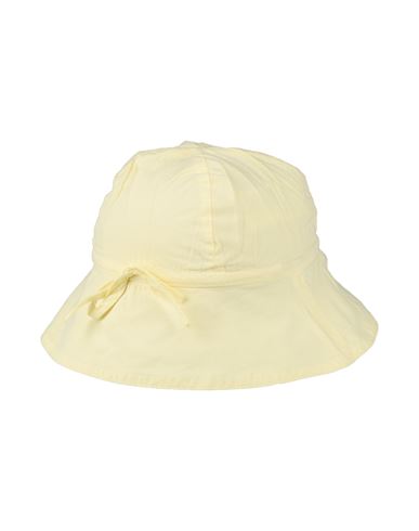 Bonton Babies'  Toddler Girl Hat Light Yellow Size 6 Cotton