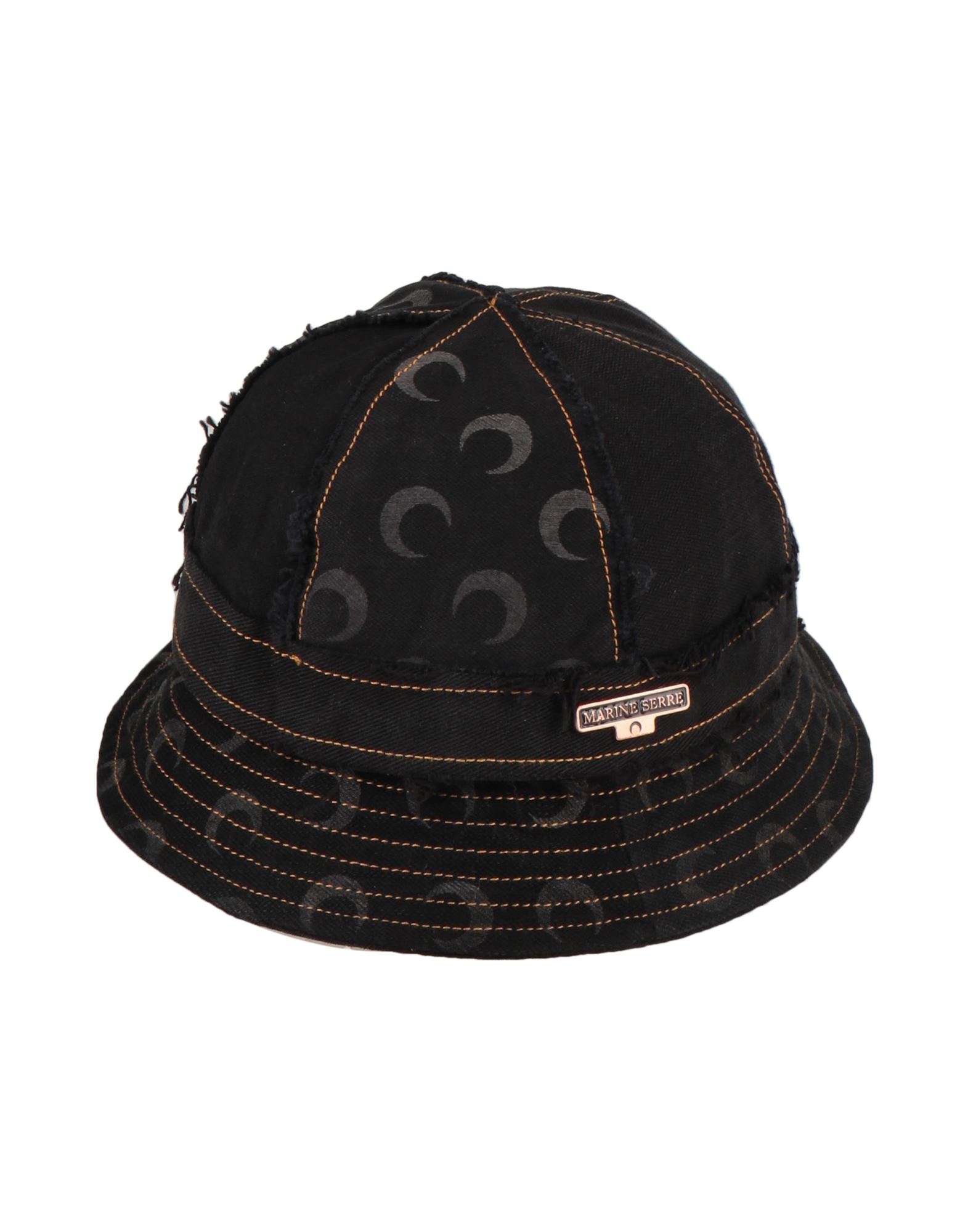 Marine Serre Hats In Black