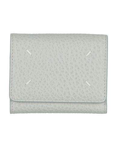 Maison Margiela Woman Wallet Light Grey Size - Bovine Leather