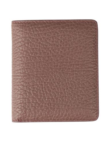 Maison Margiela Woman Wallet Mauve Size - Bovine Leather In Brown