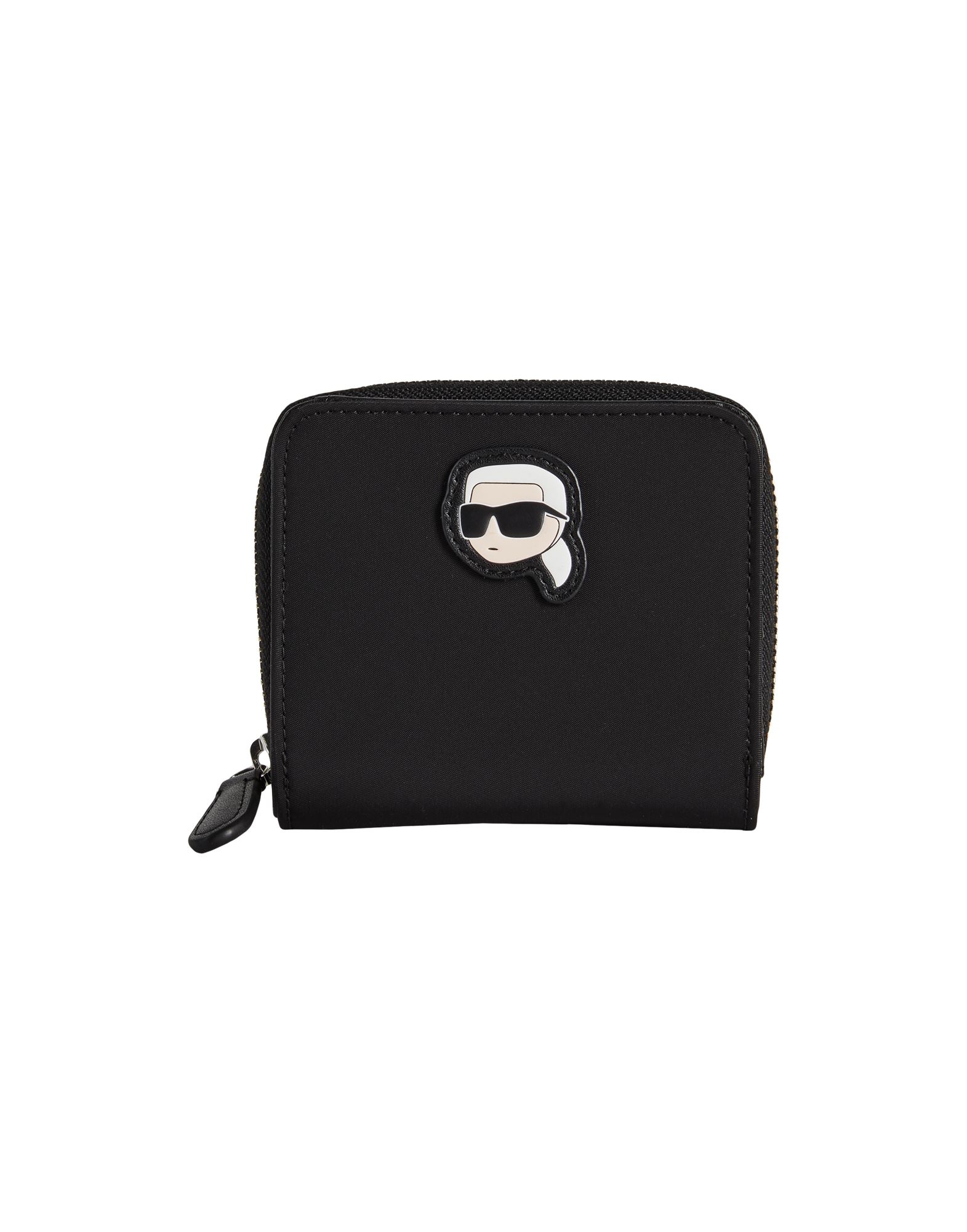 ԥ볫KARL LAGERFELD ǥ  ֥å ݥꥦ쥿 77% / ݥꥢߥ 23% K/IKONIK 2.0 NYLON SM ZIP WLT