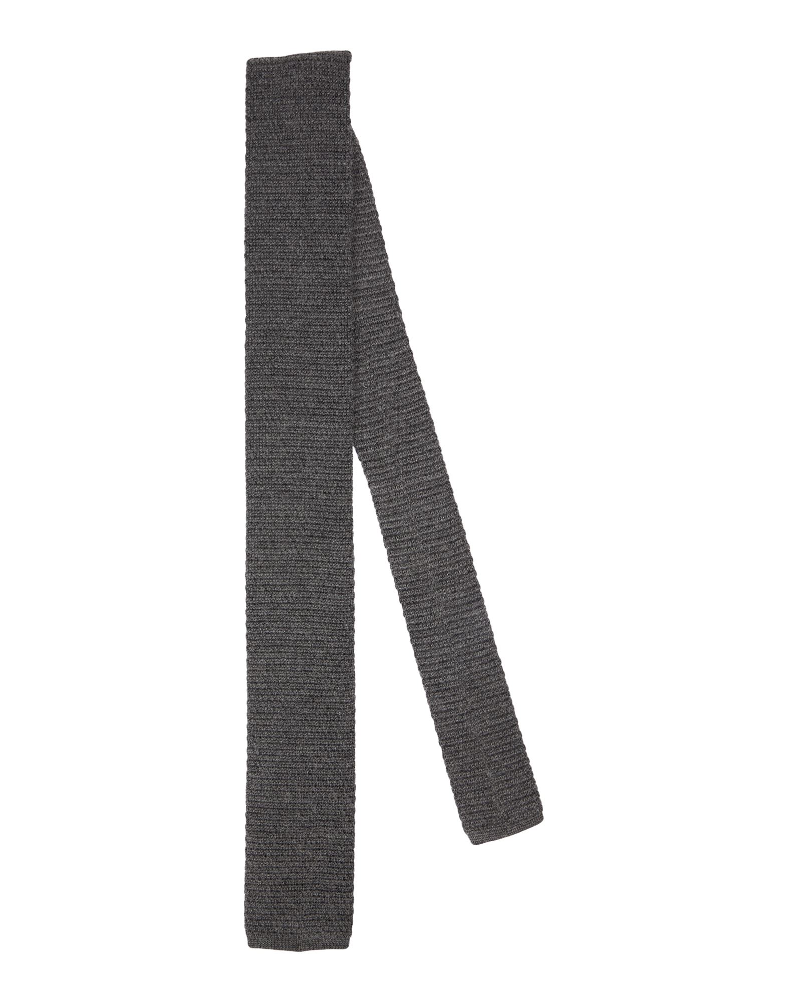 Brioni Man Ties & Bow Ties Steel Grey Size - Cashmere, Silk