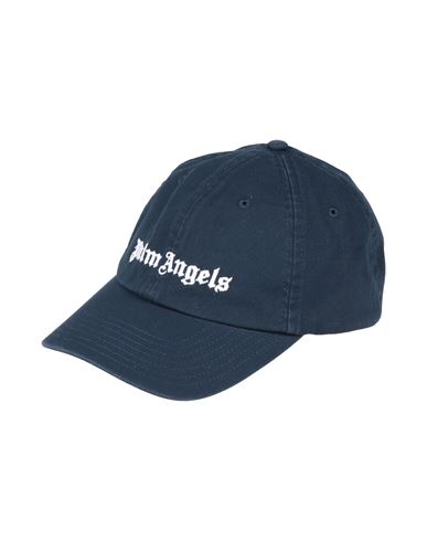 Palm Angels Man Hat Navy Blue Size Onesize Cotton, Polyester