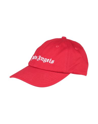 PALM ANGELS PALM ANGELS MAN HAT RED SIZE ONESIZE COTTON, POLYESTER