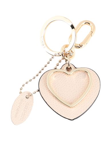 Furla Venus Keyring Heart Woman Key Ring Beige Size - Soft Leather, Metal