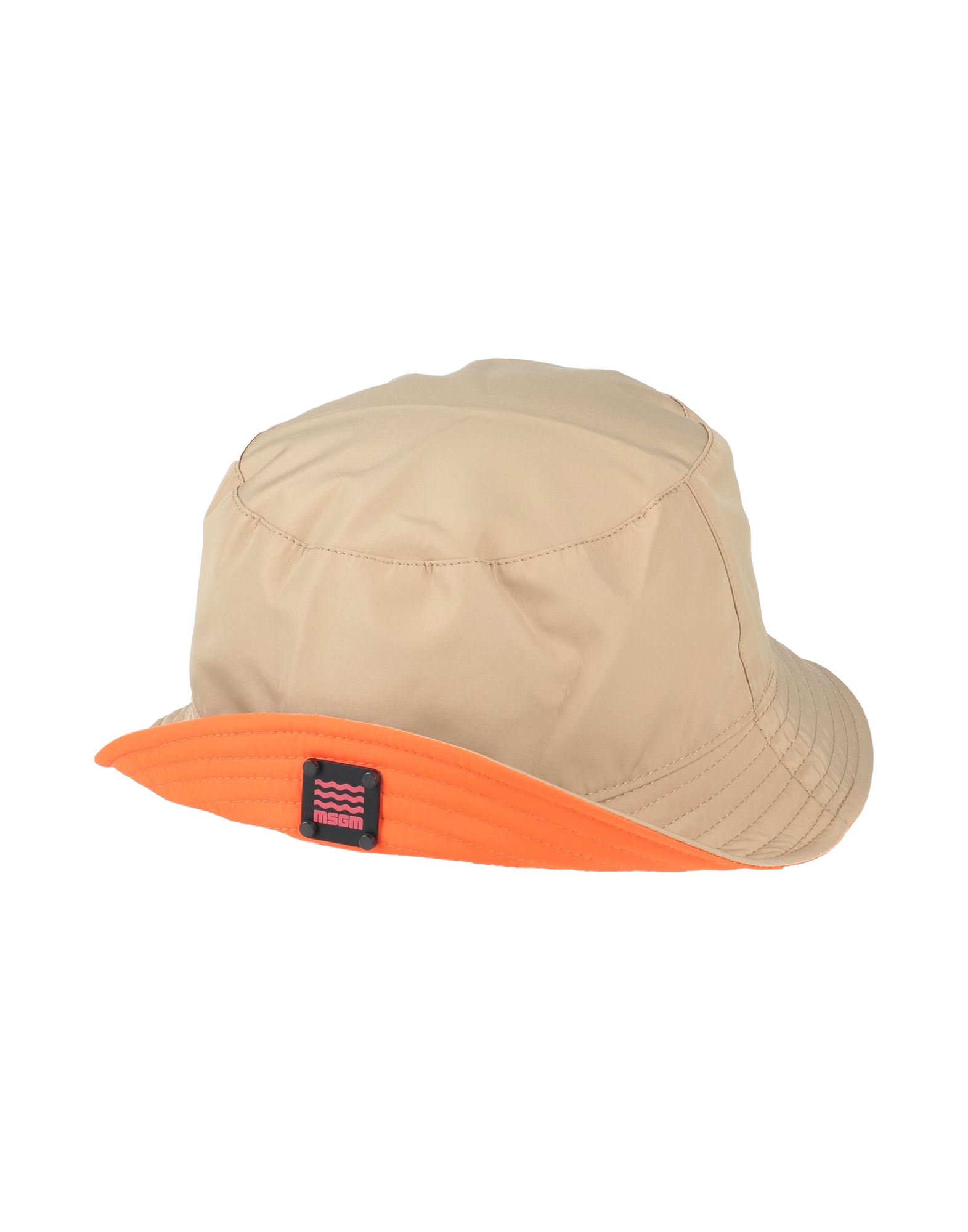 Msgm Hats In Beige