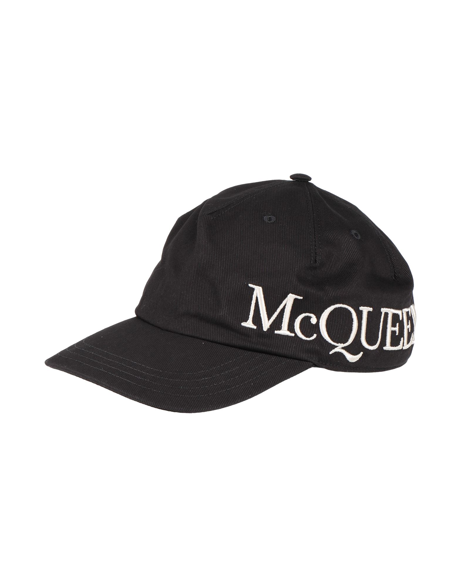 Alexander Mcqueen Man Hat Black Size M Cotton, Polyester