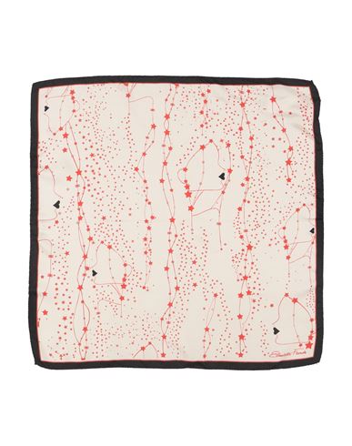 Elisabetta Franchi Woman Scarf Ivory Size - Silk In Multi