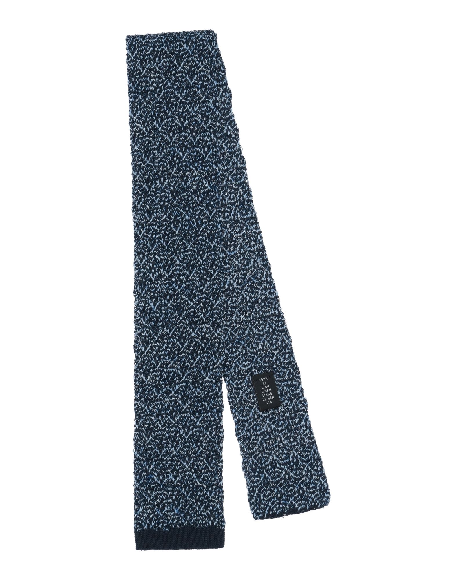 Fiorio Man Ties & Bow Ties Midnight Blue Size - Linen