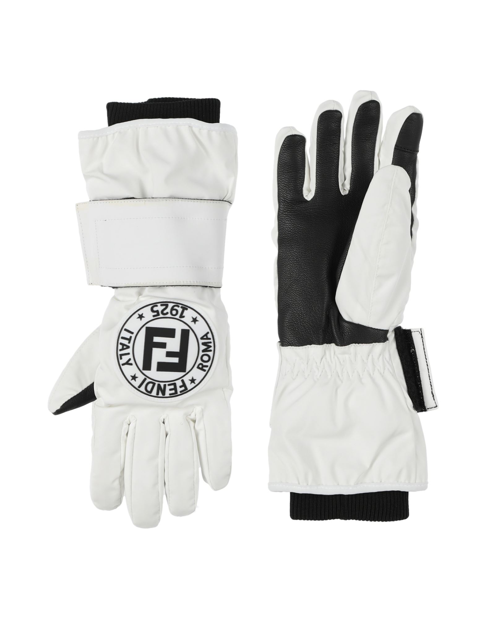 Fendi Gloves In White