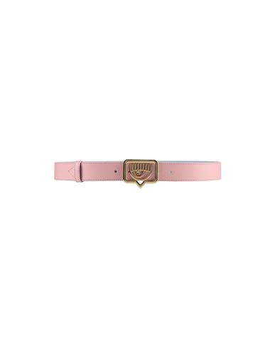 Chiara Ferragni Woman Belt Pink Size 32 Soft Leather