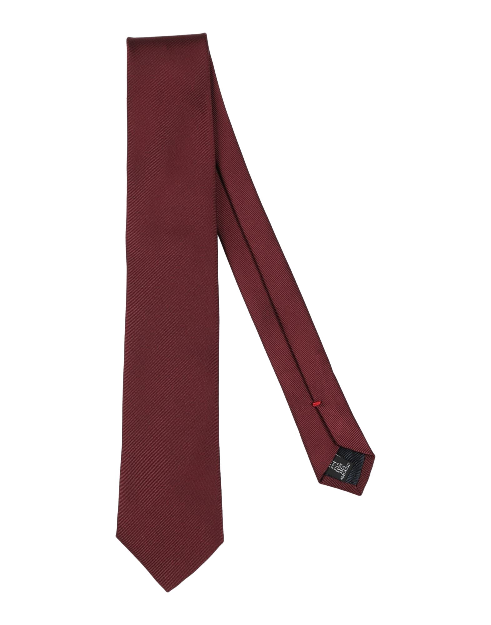 Fiorio Man Ties & Bow Ties Burgundy Size - Silk, Cotton In Red