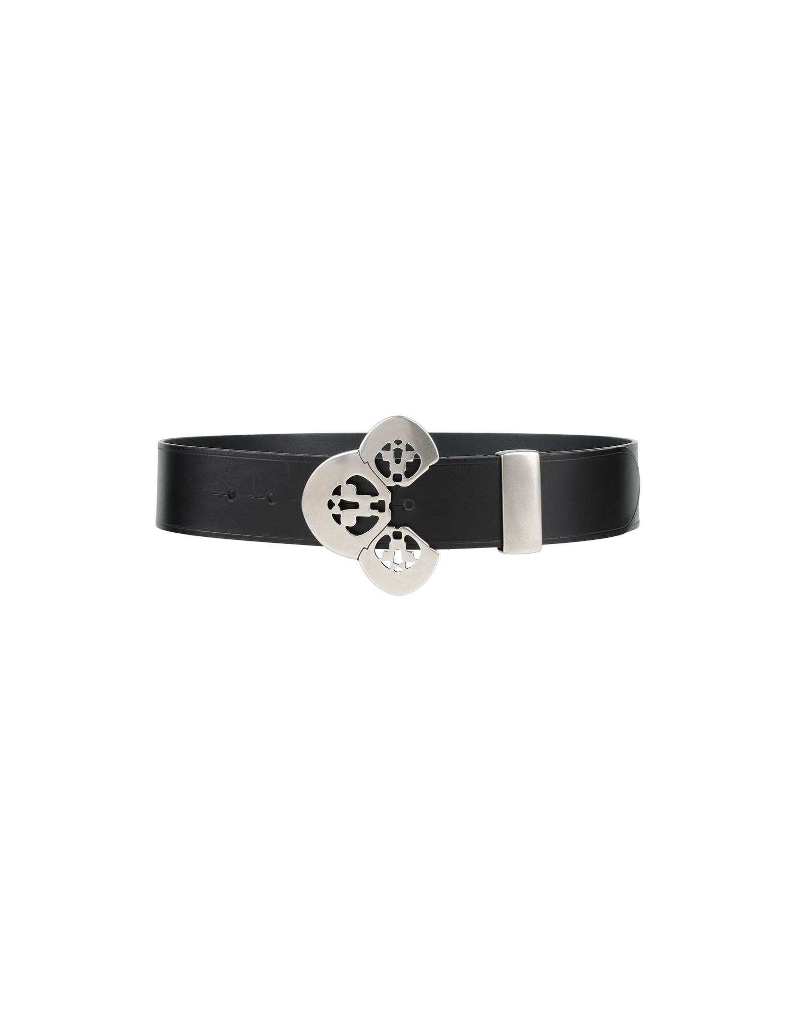 Isabel Marant Adaria Laser-cut Buckle Waist Belt In Black