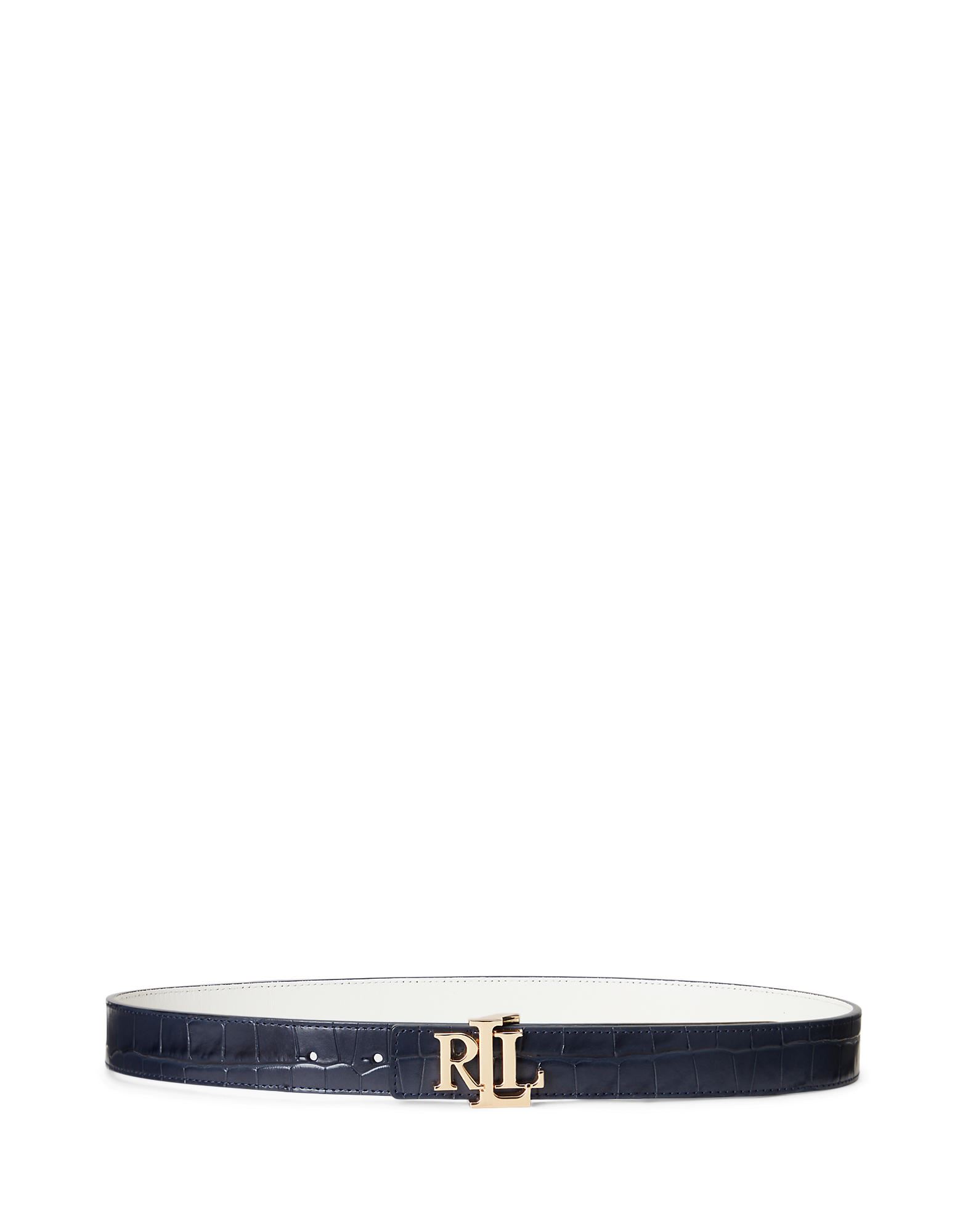 Lauren Ralph Lauren Belts In Midnight Blue