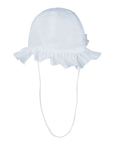 Aletta Babies'  Toddler Girl Hat White Size 4 Cotton, Elastane In Blue