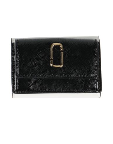 Marc Jacobs Woman Wallet Black Size - Textile Fibers