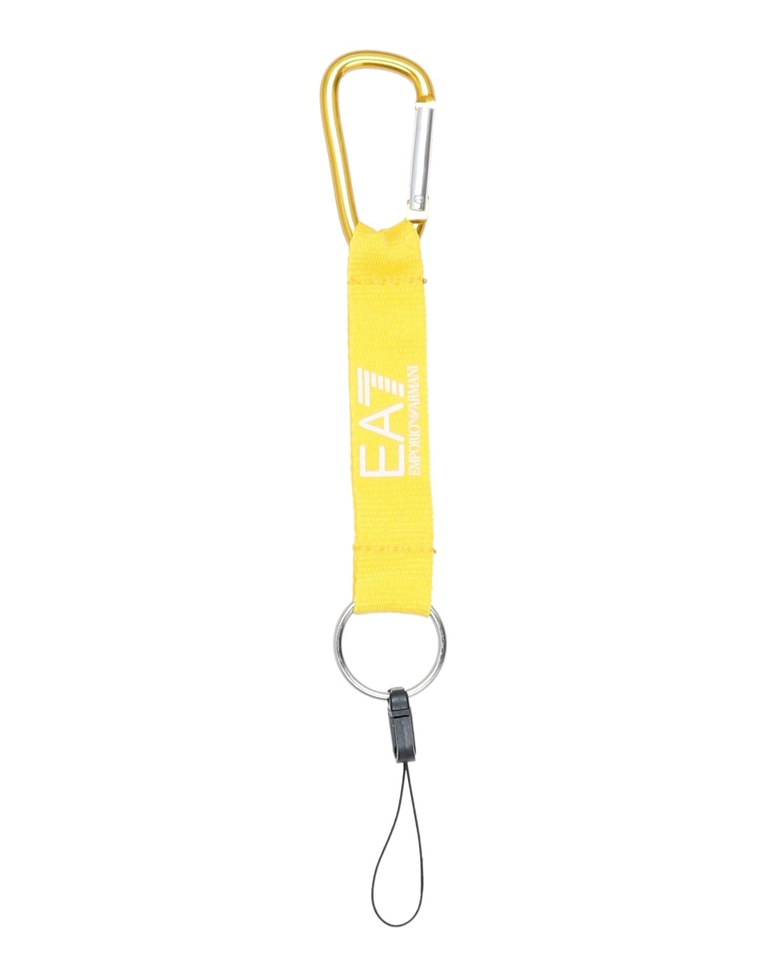 Ea7 Key Rings In Yellow