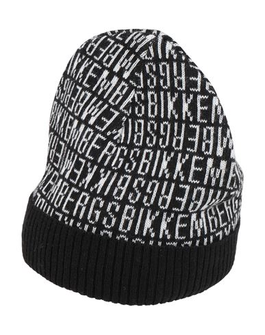 Bikkembergs Babies'  Toddler Boy Hat Black Size 4 Merino Wool, Acrylic