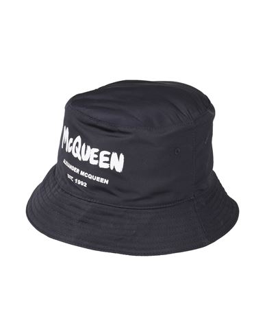 Alexander Mcqueen Man Hat Midnight Blue Size 7 Polyester