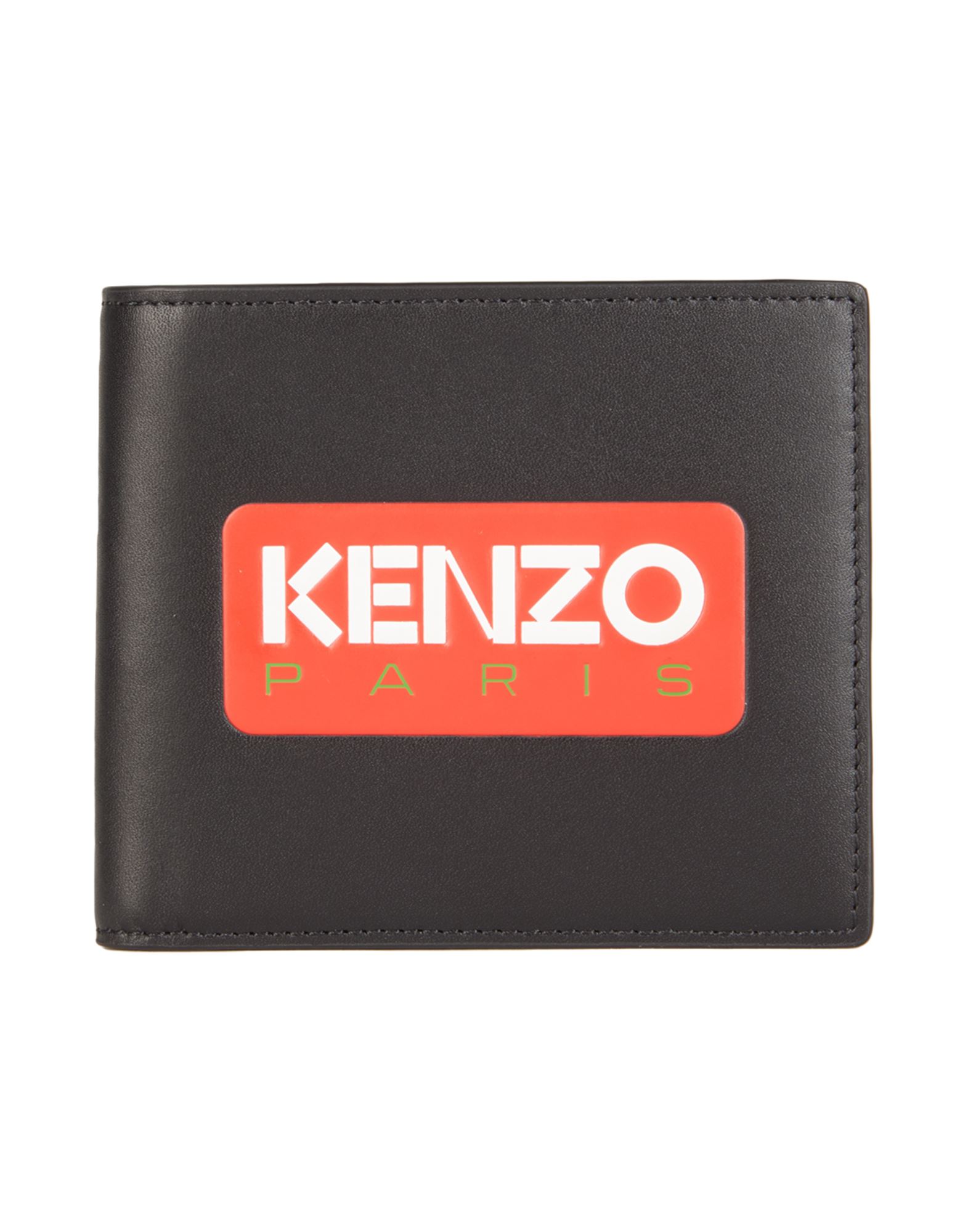 Shop Kenzo Man Wallet Black Size - Bovine Leather